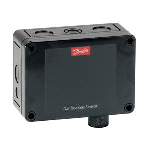 Danfoss 080Z2804 DGS-SC HFC gr.2 gas sensor for AKM4, compatible with multiple refrigerants including R407A, R134a, and R449A.