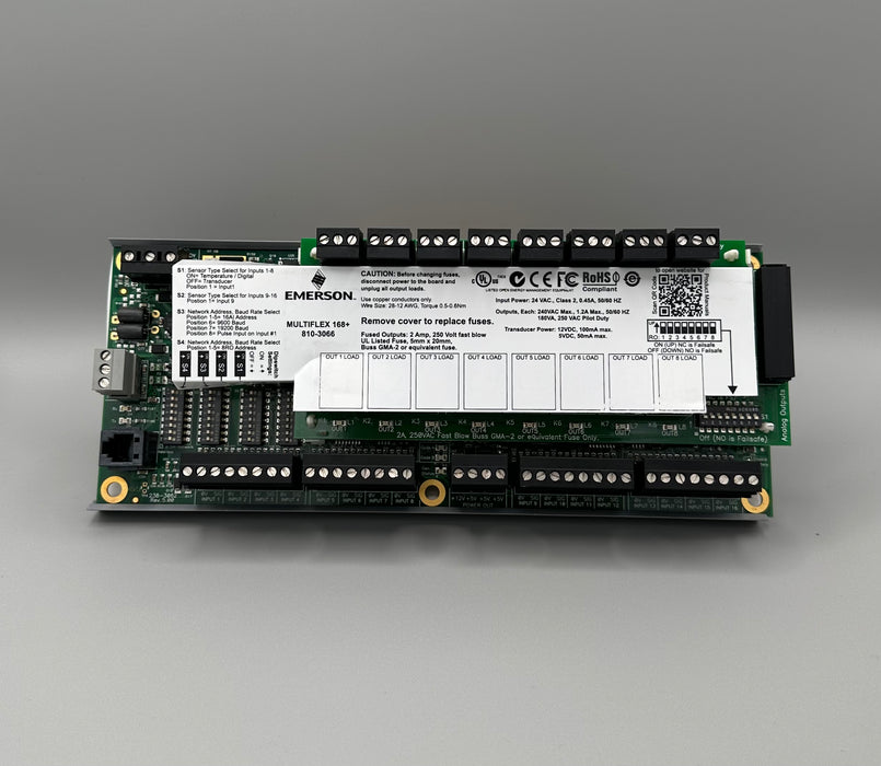 810-3066 - Emerson MultiFlex 168-16 Input, 8 Relay Out