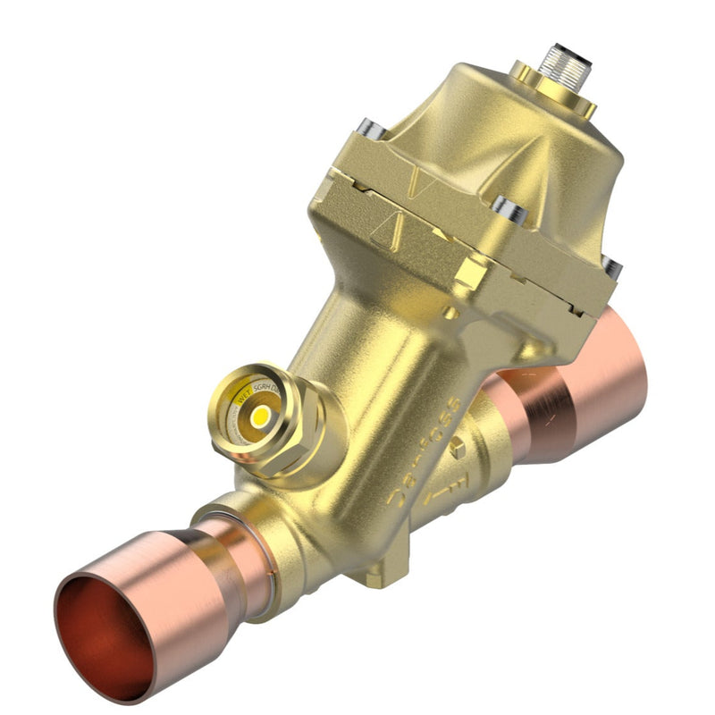 034G3652 Danfoss ETS 250L Electric Expansion Valve — precise refrigerant flow control for HVAC-R systems. Max pressure: 37 bar, voltage: 12 V DC, rated capacity: R134a 701 kW. IP67 enclosure, CE & UL recognized.