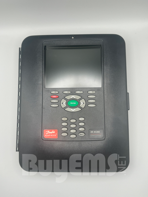 Refurbished 080Z2501 Danfoss AK-SC 255 HVAC/Lighting System Manager, featuring VGA and TP78 interfaces for seamless control in commercial settings, available at BuyEMS.net.