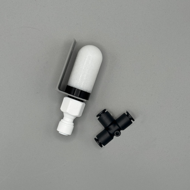 2-way splitter kit with line end filters and mounting brackets for Bacharach MultiZone and SingleZone gas 