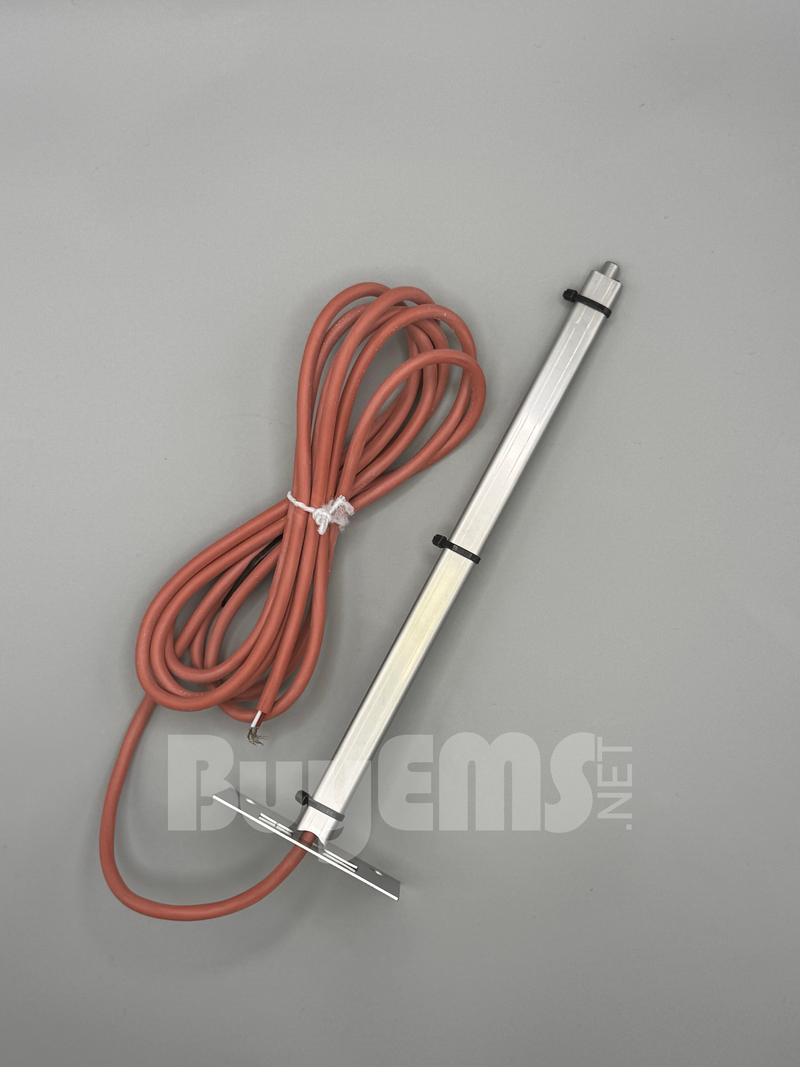 Danfoss 080Z2186 Air Supply Duct Probe sensor with 2.5-meter cable for HVAC temperature monitoring.
