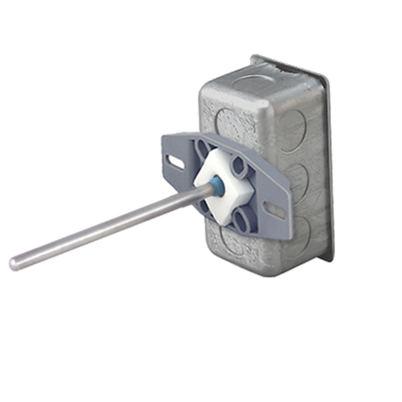 Emerson 845-1400 10K duct temperature sensor with white cable, compatible with Copeland and CPC systems; available in multiple lengths.