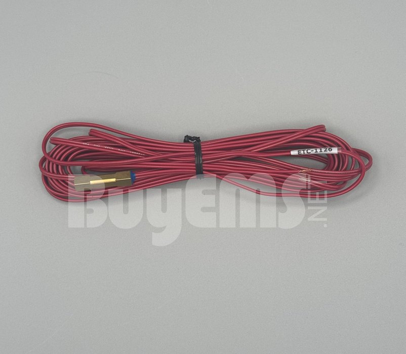 ETC-1126 Red Emerson/Copeland CPC Temperature Sensor for accurate coil outlet temperature measurement, equivalent to Emerson part number 501-1126.