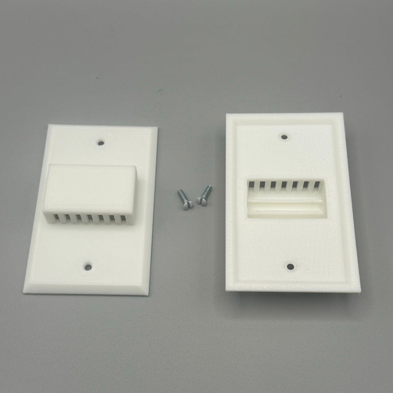 ETC-ZTP2-X zone temperature probe with plastic housing, compatible with Copeland Emerson and Danfoss systems, designed for HVAC ambient temperature monitoring