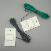 ETC-ZTP2-X zone temperature probe with plastic housing, compatible with Copeland Emerson and Danfoss systems, designed for HVAC ambient temperature monitoring