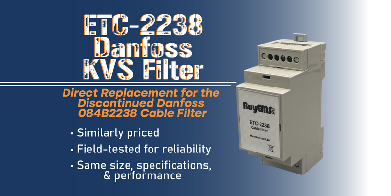 ETC-2238 KVS Filter – Direct replacement for Danfoss 084B2238 cable filter, same specs and reliable performance