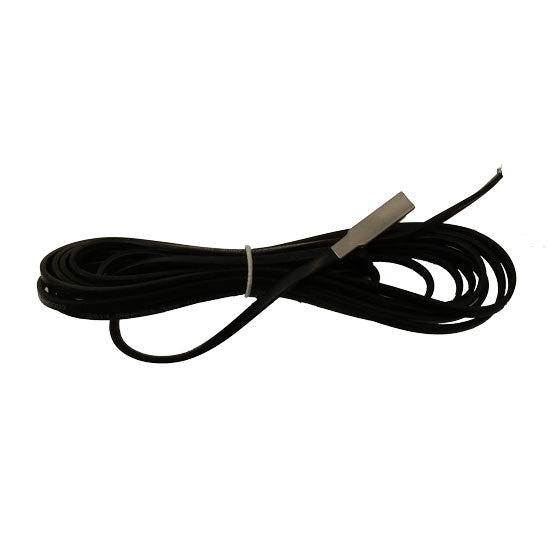 Danfoss 084N0027 AKS 11 PT1000 temperature sensor with 3.5m PVC cable for superheat measurement.