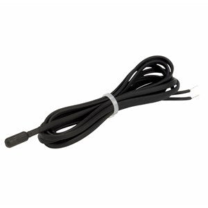 Danfoss 084N3210 EKS 221 NTC temperature sensor, –58°F to 248°F, 10K Ohm ±1%, 2-wire, 88.9 in thermoplastic rubber cable, IP67, 6 mm probe diameter.