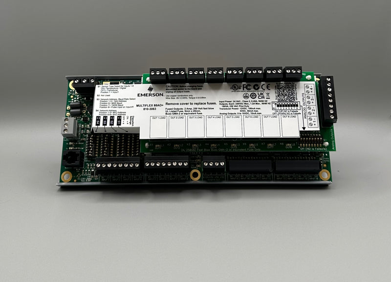 810-3063 Copeland/Emerson MultiFlex 88AO-8 Input, 8 Relay Out, 4AO