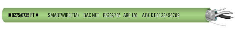 ETC-Comm-E/D 22 AWG stranded shielded green communication cable spool, suitable for Danfoss and Emerson EMS installations, 1000 feet length
