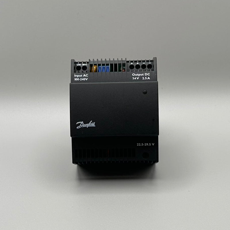 Danfoss AK2 Din Rail Power Supply 080Z0055 – 24V DC 2.5A industrial control module power source for AK2 systems